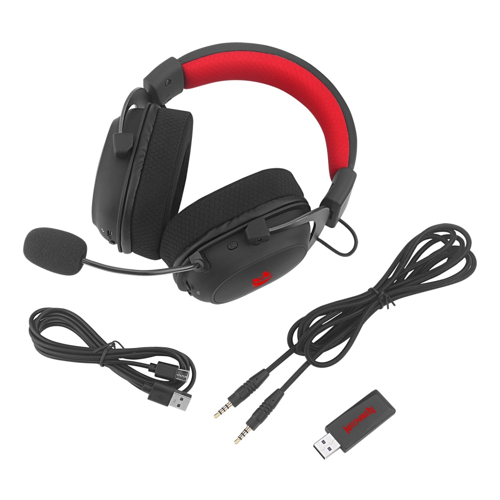 Auriculares Inalambricos Gamer Redragon Zeus X Wireless H510-WL  Multiplataforma 7.1 para PC/PS4/Xbox