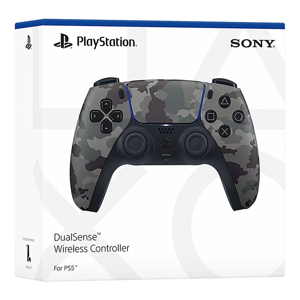 Joystick Inalambrico Sony PS5 PlayStation 5 Dual Sense - Camuflado Gris  Perifericos Joysticks y Game