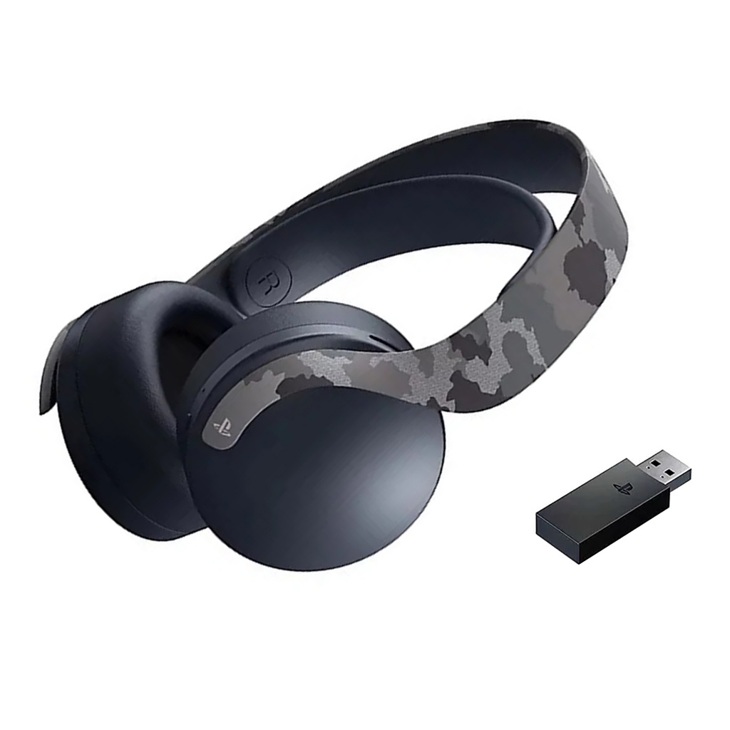 PlayStation Pulse 3D Wireless Headset - CAMUFLADO GRIS – Soporte Consolas CR