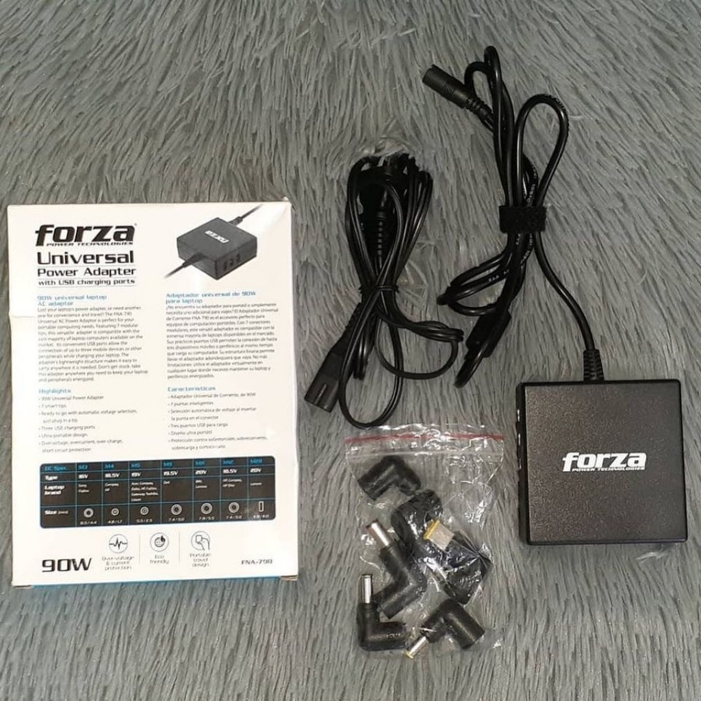 FORZA FNA-790 CARGADOR UNIVERSAL DE CORRIENTE PORTATIL