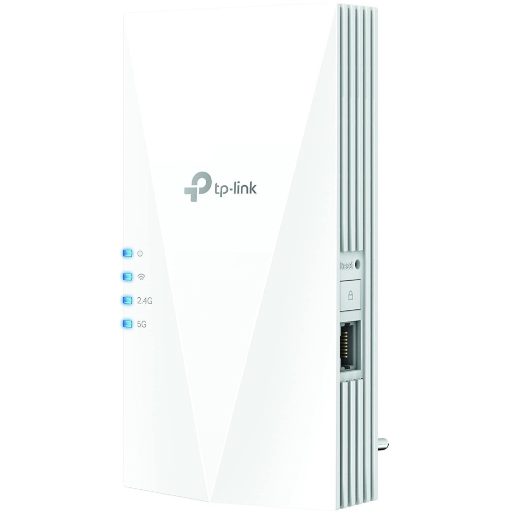 Extensor Repetidor de Señal WiFi 6 TP-Link RE500X Dual Band AX1500 OneMesh  Gigabit Conectividad y Re