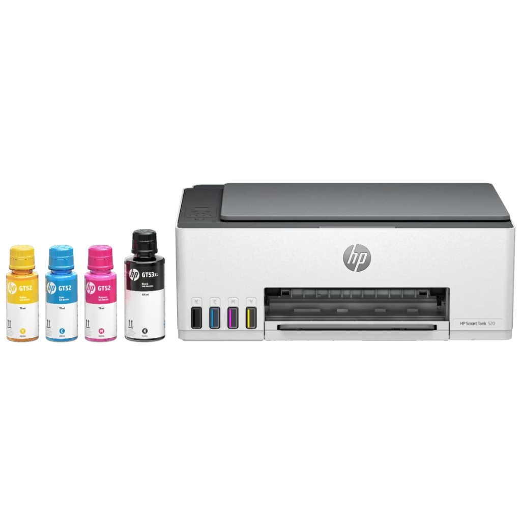 Impresora Multifuncion HP Smart Tank 520 con Sistema Continuo de Tintas  Impresoras y Consumibles Imp