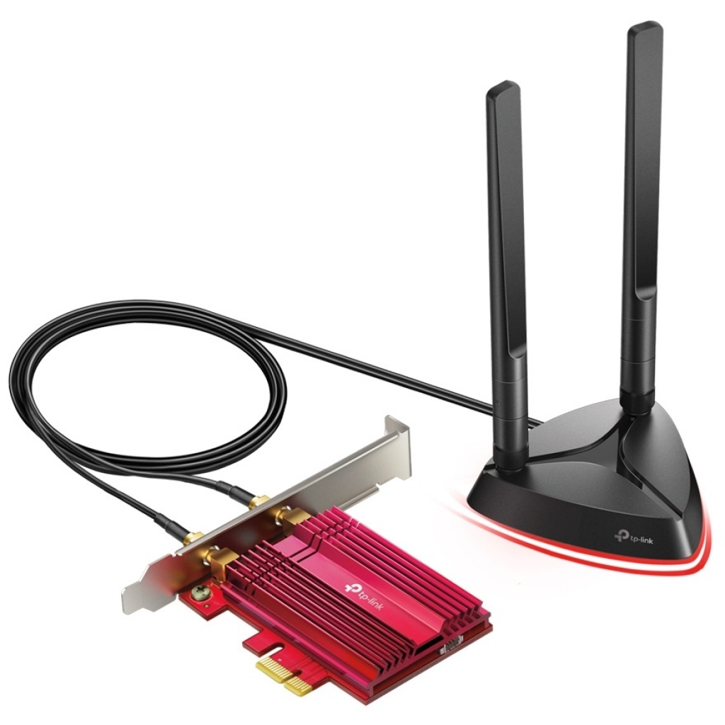 Tarjeta de red DualBand, tarjeta de red inalámbrica para PC, adaptador  inalámbrico PCIE a WiFi Accesorios de computadora de escritorio
