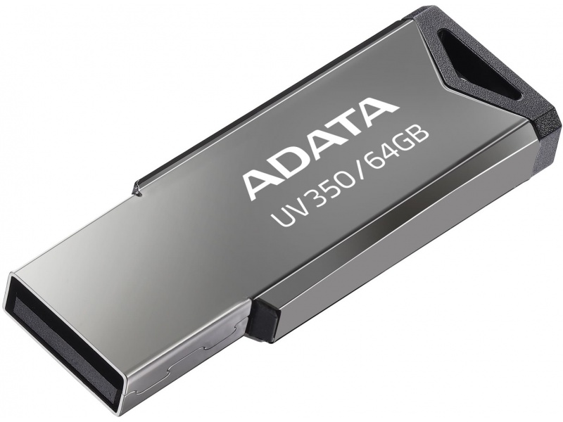 Pendrive ADATA UV350 64GB USB 3.2 Negro/Plateado