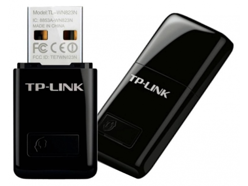 Adaptador de Red USB WiFi Inalambrico TP-Link TL-WN823N 300mbps Nano