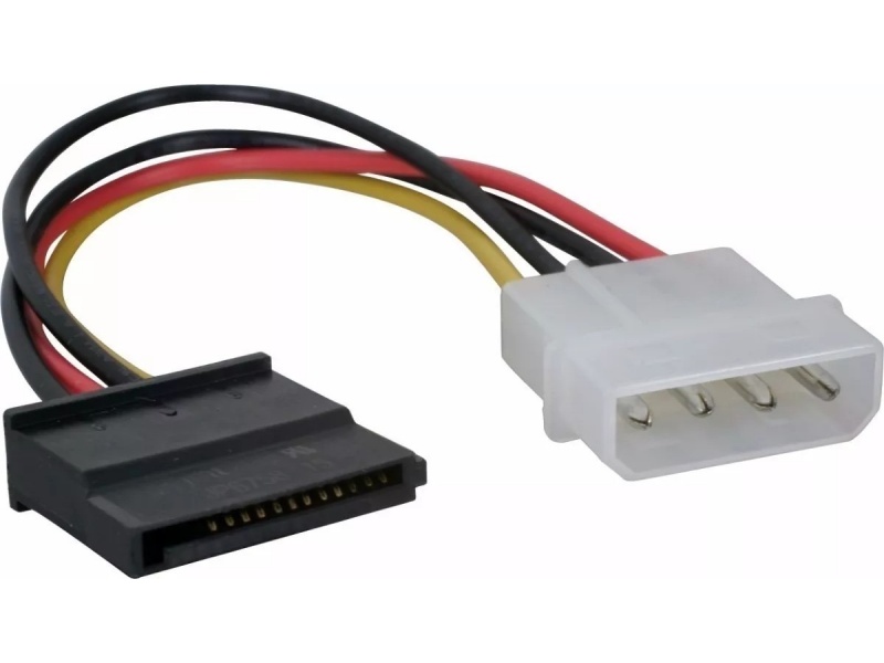 Cable de Poder Corriente de Molex a SATA Simple