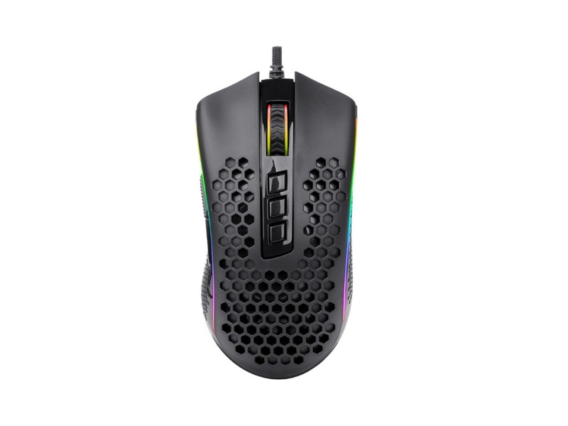 Mouse Gamer Redragon Storm Elite M988 RGB Chroma Ergonmico 8 botones 16000 DPI Panal