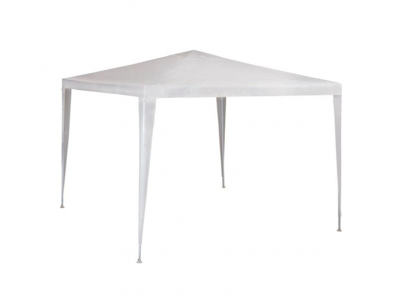 Gazebo Blanco 3x3x2.45m Estructura de Acero Reforzado e Impermeable