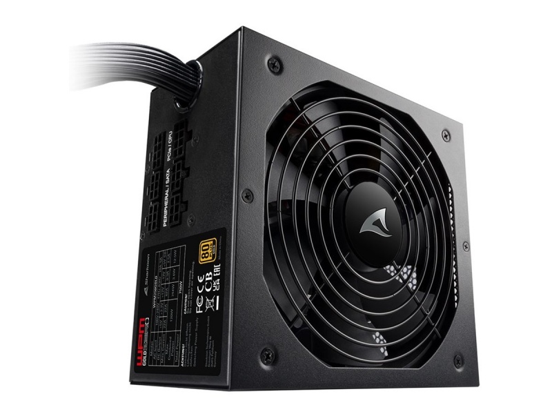 Fuente Gamer Sharkoon WPM Gold ZERO 750W 80 PLUS Gold Semi Modular