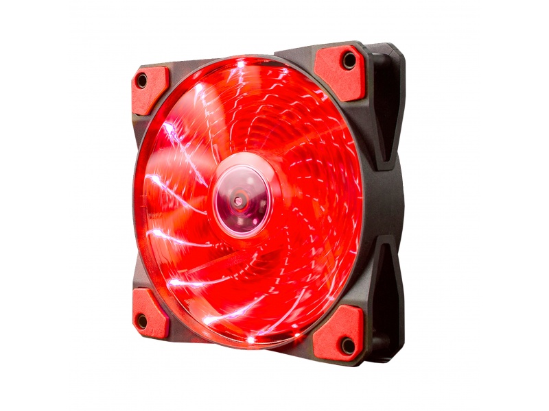 Fan Cooler Ventilador LED Marvo Scorpion FN-10 12cm. - Color Rojo
