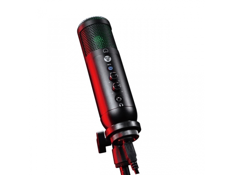 Microfono Condensador Profesional Fantech Leviosa MCX01 USB RGB Streaming