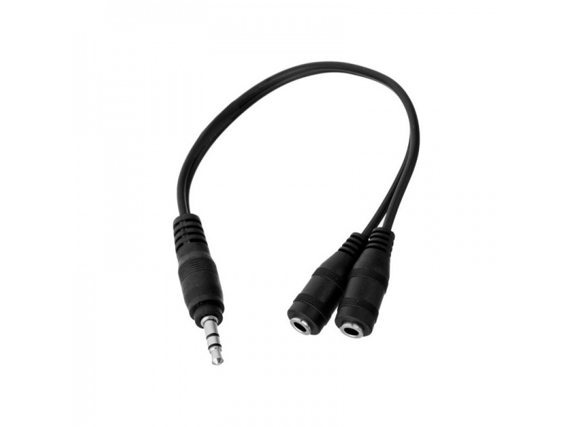 Cable Adaptador Splitter Kolke KCA-315 Audio de 1 a 2 Plug Jack 3.5mm Aux Mic Ps4 Pc y Más