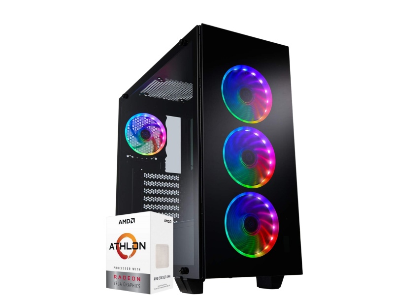 PC Computadora AMD Athlon 3000G 16GB DDR4 HDD 1TB con Radeon Vega 3 Graphics