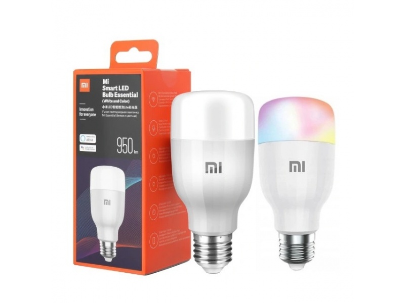 Lampara Smart Xiaomi Mi LED Bulb Essential ajustable Blanco y Color 9w con WiFi