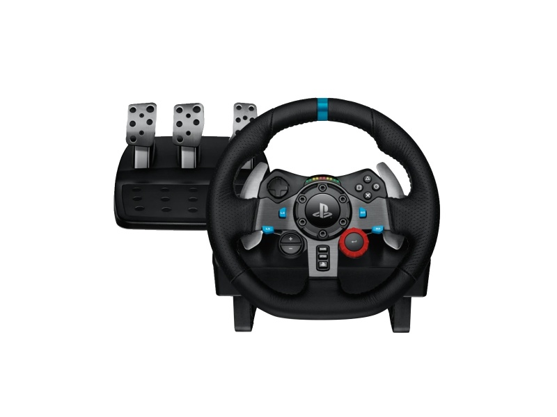 Volante Gamer Profesional Logitech G29 con Pedalera  para PC PS3 PS4 y PS5