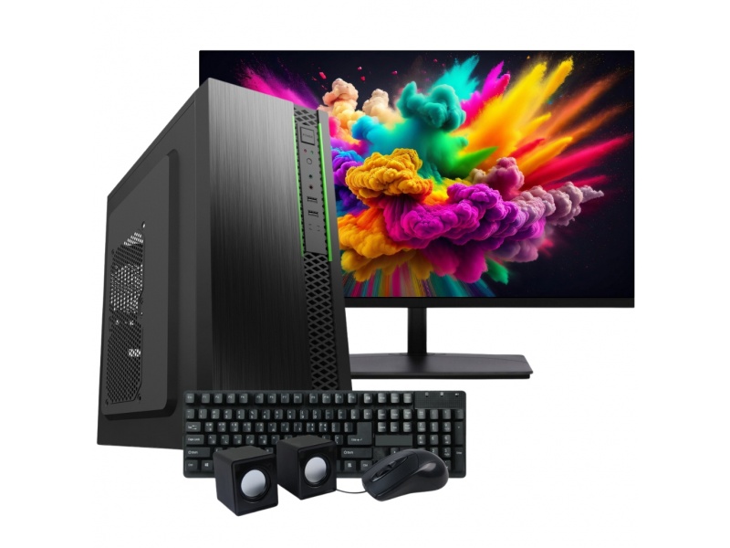 Pc Computadora Completa Nueva Intel Core i7-4790 H81 8GB 240GB SSD WiFi Windows 10 Pro Original + Monitor LED 19''