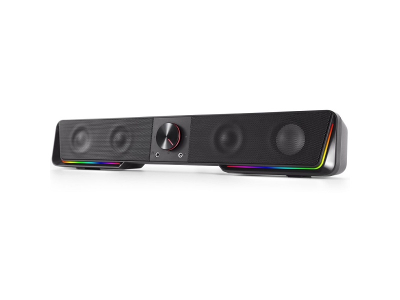 Barra de Sonido Gaming Redragon Darknet Soundbar GS570 con LED RGB Bluetooth 5.0 y Plug 3,5 mm.