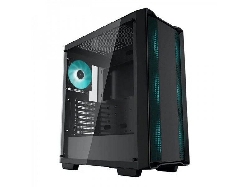 Gabinete Gamer DeepCool CC560 Mid-Tower Con 4 Fancooler incluidos Ventana de Cristal Templado Filtro de polvo