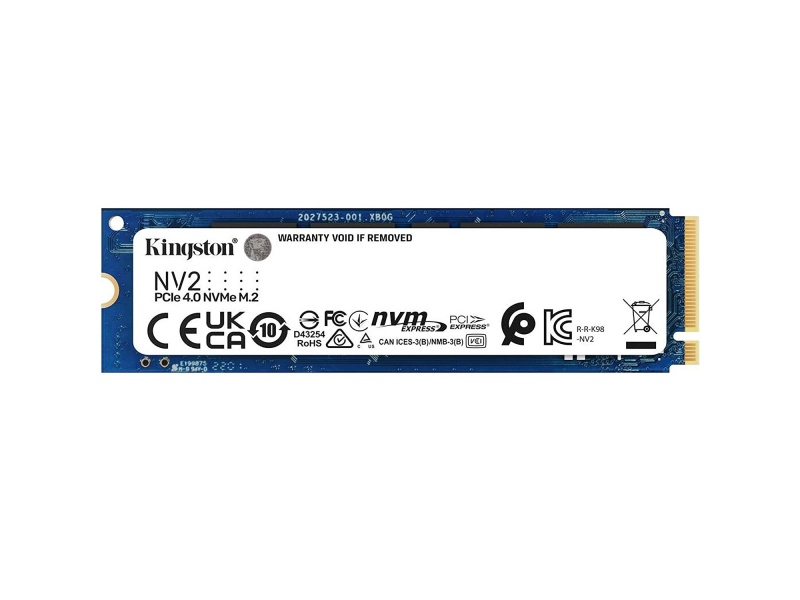 Disco Solido SSD M2 Kingston NV2 PCIe 4.0 NVMe 1TB SNV2S/1000G