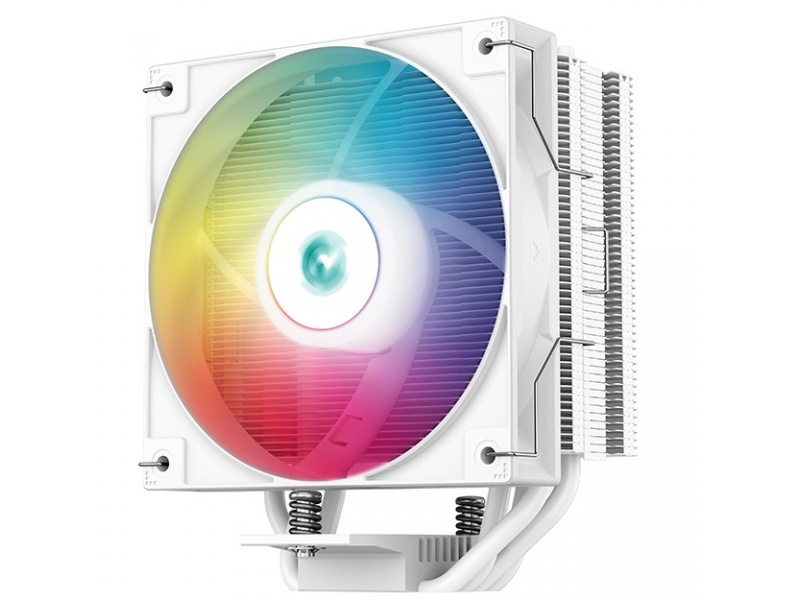 Disipador Fan Cooler de Aire para CPU DeepCool GAMMAXX AG400 WH ARGB Intel y AMD Blanco