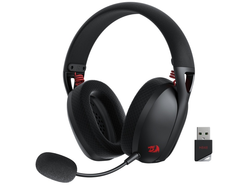 Auriculares Inalambricos Redragon Ire Pro H848 7.1 Surround Bluetooth PC Play Station Switch Android - Negro