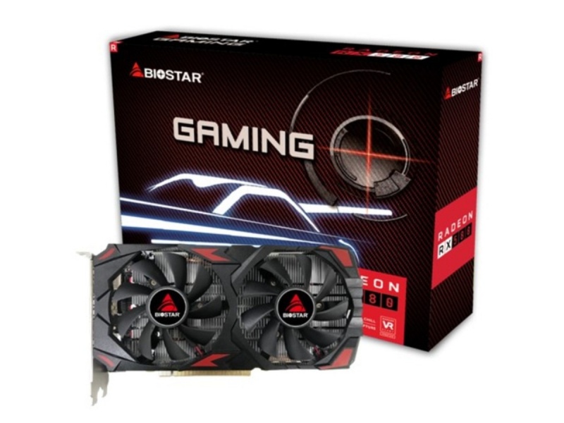 Tarjeta de Video Biostar AMD Radeon RX 580 8GB GDDR5 256 Bit Gaming HDMI / D-Port